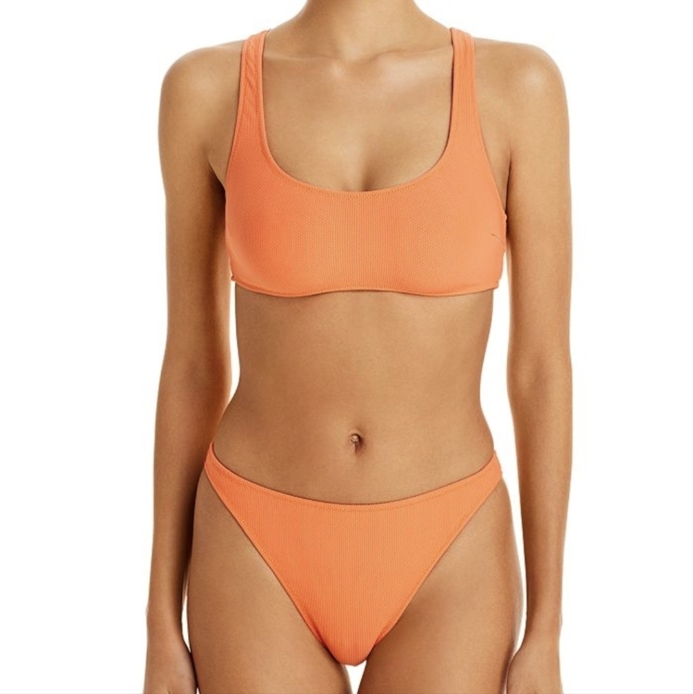 Solid & Striped The Jayden Bikini Top & The Jayden High Leg Bikini Bottom Large